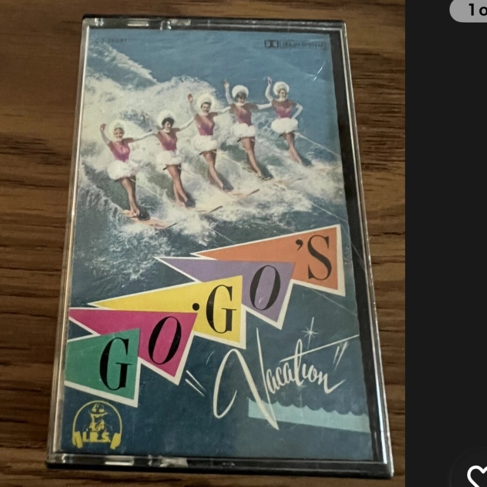 Go-Go's Vacation Cassette Tape